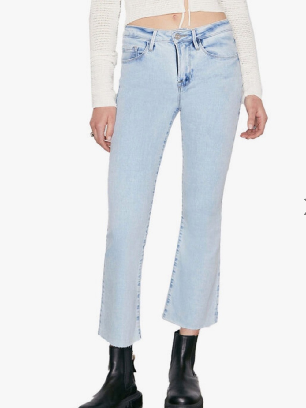 FRAME jeans Le Crop Mini Boot in Atwood women’s 28